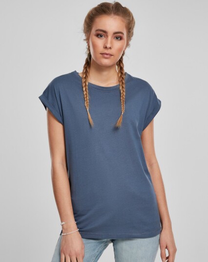Urban Classics Women's Thirt med ekstra skuldre Blå