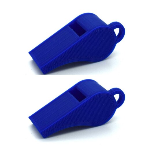 Fløyte 2-pakning PLA plast 118+ Db blå Fløyte 2-pakning PLA plast 118+ Db blå