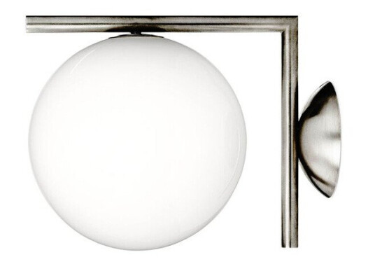 Flos IC C/W 2 Vegglampe Krom