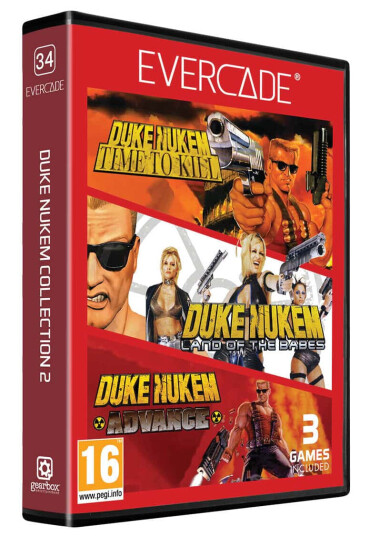BLAZE Evercade Red Cart 34 – Duke Nukem Col. 2