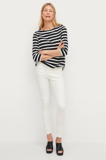 Ellos Collection Jeans Thea High Waist Hvit