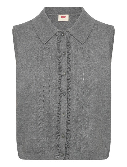 Levi"s® Super Soft Mini Ruffle Vest Da Grey M