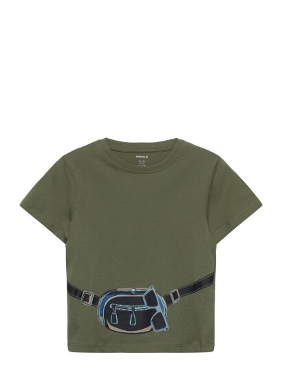 Name It Nmmhenni Ss Nreg Top Box Pb Khaki green 92 Name It Nmmhenni Ss Nreg Top Box Pb Khaki green 92