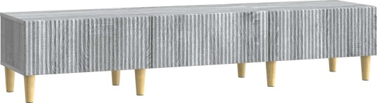 TV skap med skuff Grå sonoma 147 x 34,5 x 30 cm Konstruert tre TV skap med skuff Grå sonoma 147 x 34,5 x 30 cm Konstruert tre