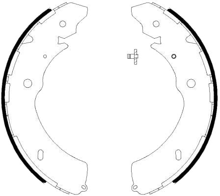 Bremsesko sett HELLA 8DB 355 038-031