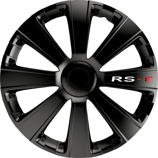 Gorecki RS-T, 4 Racing 2211181 Hjulkapsler, sett - Svart - 14"
