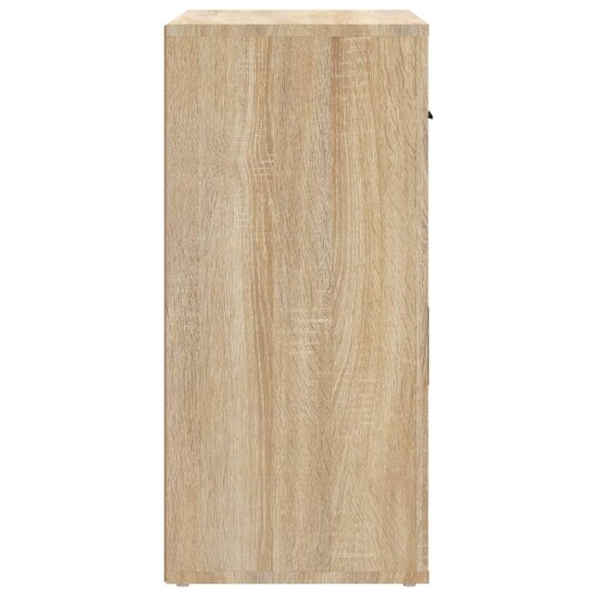 vidaXL Skjenk sonoma eik 80x33x70 cm konstruert tre