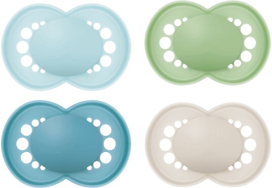 MAM Original Smokker 6-16m 4-Pack Blå/Nøytral