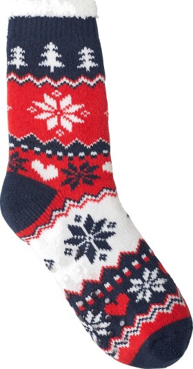 Cuddly Socks by Taubert   Sokker Lovely Winter Lined Anti slip Socks   Blå