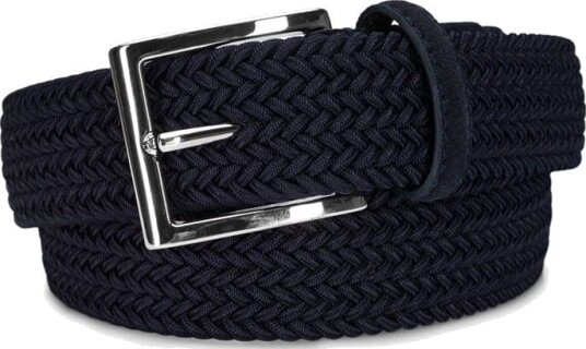 Paolo Vitale Elastic Plain Belt - Navy Blå 95 Paolo Vitale Elastic Plain Belt - Navy Blå 95