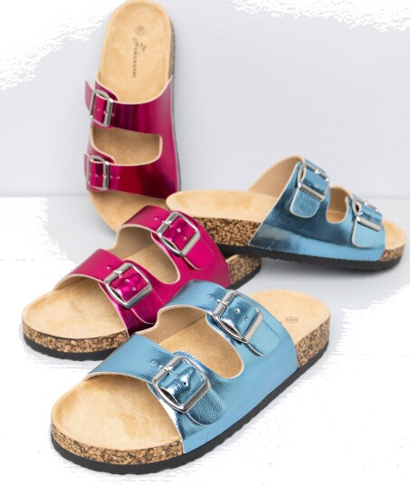 Bio Sandal slip in Ibiza Blå Blå 40