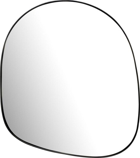 Speil Wohnling Asymmetrisk metall tykt metallramme oval 60 cm