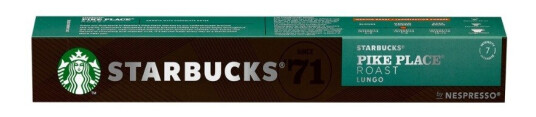 STARBUCKS PIKE PLACE ROAST KAFFEKAPSLER BY NESPRESSO 12429100 STARBUCKS PIKE PLACE ROAST KAFFEKAPSLER BY NESPRESSO 12429100