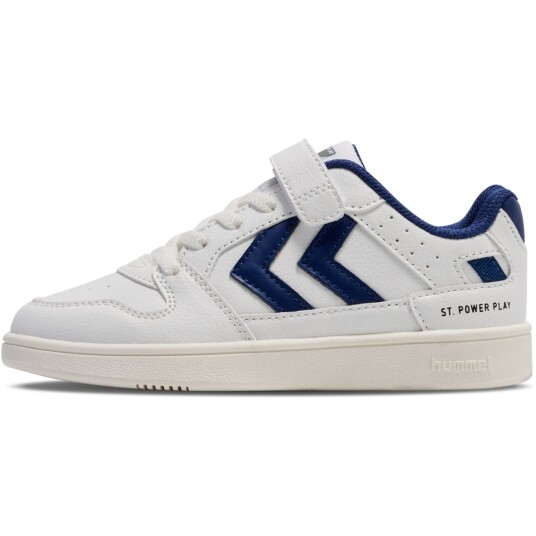 Hummel White/Blue St Power Play Jr Sneakers 32