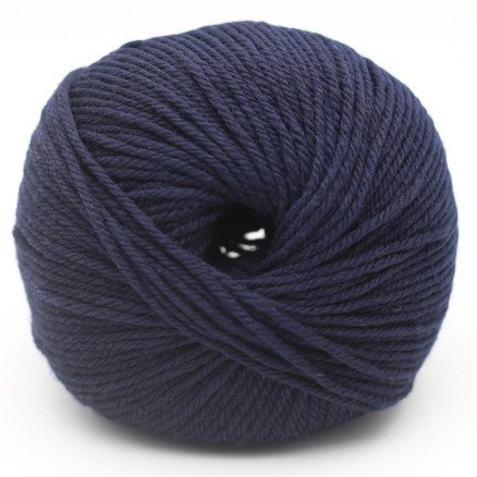 Kremke Soul Wool The Merry Merino 110 GOTS Garn 26 Marineblå