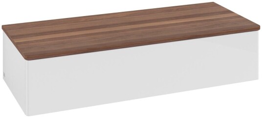 Villeroy & Boch Villeroy & Boch Antao Sideskap 120x50x26,8 cm m/lys Hvit/Valnøtt