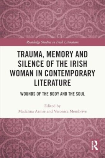 Trauma Memory and Silence of the Irish Woman in Contemporary Literature