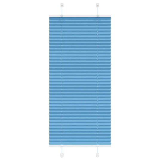 Plisségardin Blå 55x150 cm Stoffbredde 54,4 Polyester Plisségardin Blå 55x150 cm Stoffbredde 54,4 Polyester