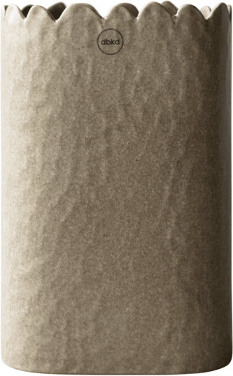 Dbkd Flowery vase 20 cm Beige Dbkd Flowery vase 20 cm Beige