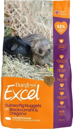 Burgess Excel Guinea Pig Blackcurrant & Oregano 1,5kg