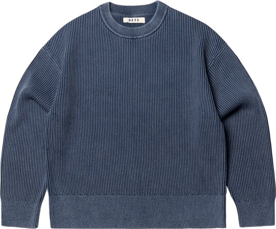 DEYS Pasadena Washed Crewneck   WASHED BLUE   L