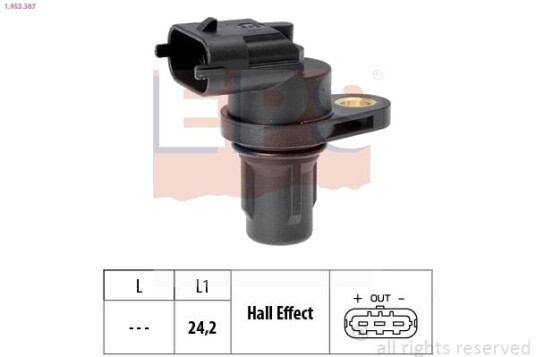 Sensor kamakselposisjon EPS 1.953.387