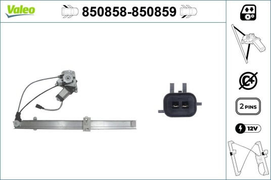 Vindusheis VALEO 850859