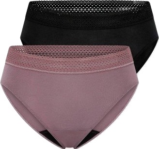Schiesser Truser 2P Care Rio Period Pants Mixed bomull 48 Dame