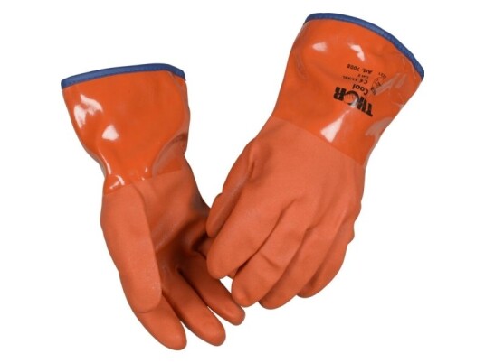 Thor Vinterhandske Pvc Vinter 10 Orange 6 Stk.