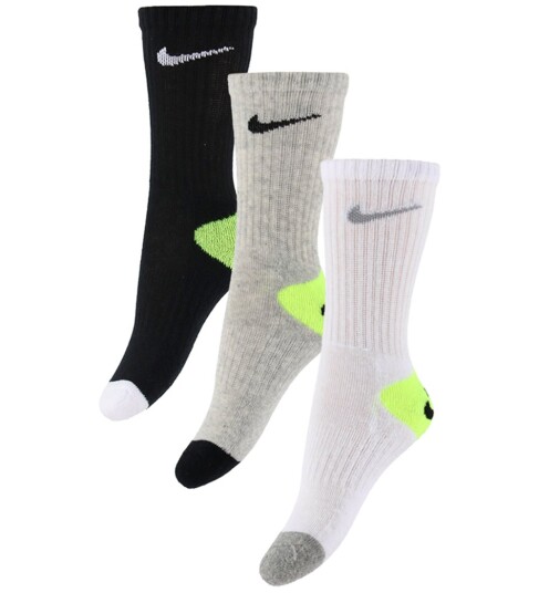Nike 6W 6Pk Crew Sock Multi/patterned 104/110 Nike 6W 6Pk Crew Sock Multi/patterned 104/110