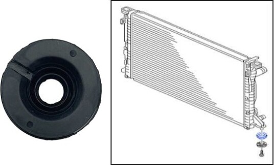 3RG 83780 Lagring, radiator