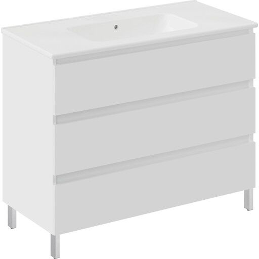Cosmic B Best møbelpakke 100x61,5 cm matt hvit