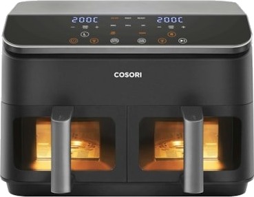Cosori Dobbel Luftfrityr 8,5L Sort med Automatisk Avstengning Cosori Dobbel Luftfrityr 8,5L Sort med Automatisk Avstengning