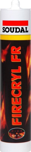 Soudal Firecryl Brannfugemasse Hvit 310ml