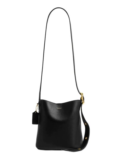 Coach Bleecker Bucket Bag 21 Black ONE SIZE Coach Bleecker Bucket Bag 21 Black ONE SIZE