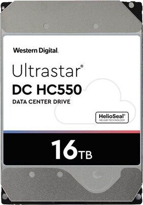 WD Ultrastar HC550 16TB Harddisk 3.5" 7200 RPM SAS WD Ultrastar HC550 16TB Harddisk 3.5" 7200 RPM SAS