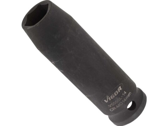 Vigor 1/2" Metrisk Stikkontakt 14 mm med Matt Finish