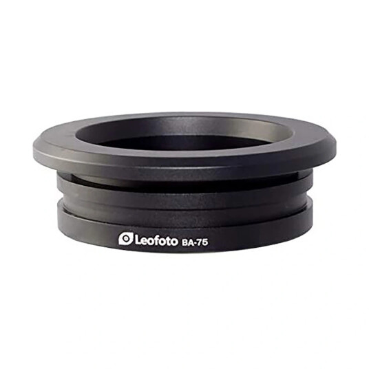 Leofoto Top Bowl Adapter for LN-364C Skåladapter for 75mm skål - BA-75 Leofoto Top Bowl Adapter for LN-364C Skåladapter for 75mm skål - BA-75