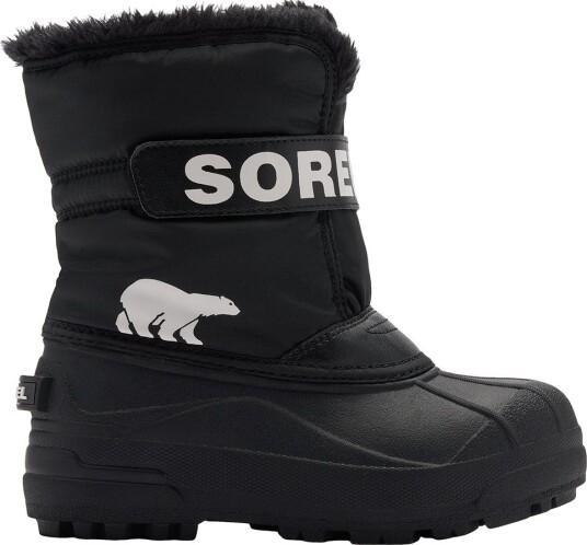 Sorel Vintersko Snow Kommandør Black/Sea Salt Sorel 32 Vinterstøvler Hvit Svart