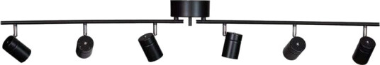 By Rydéns Correct 6 Taklampe Matt Black