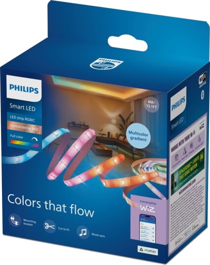 Philips Smart LED RGBICWW lysstripe 4m