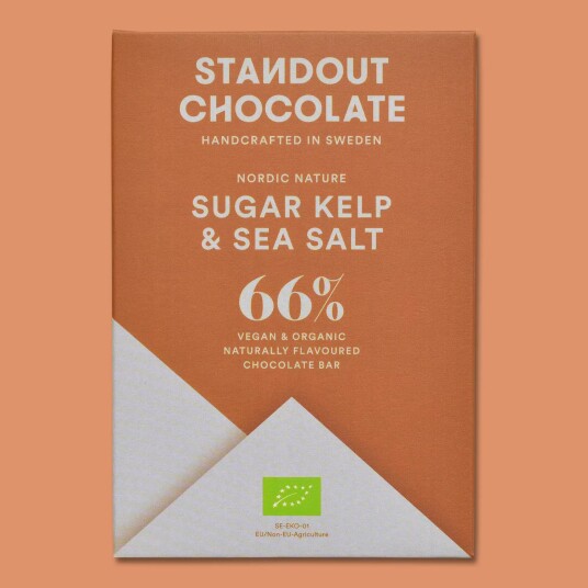 Kaffebox Standout Chocolate Nordic Nature Sugar Kelp & Sea Salt 66% Kaffebox Standout Chocolate Nordic Nature Sugar Kelp & Sea Salt 66%