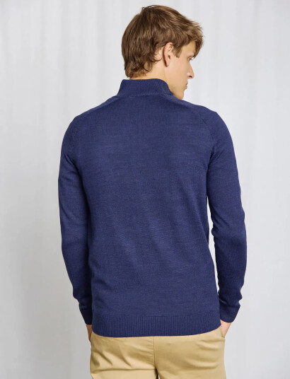 Bruun & Stengade Bs Pelle Regular Fit Knitwear - Navy - XL