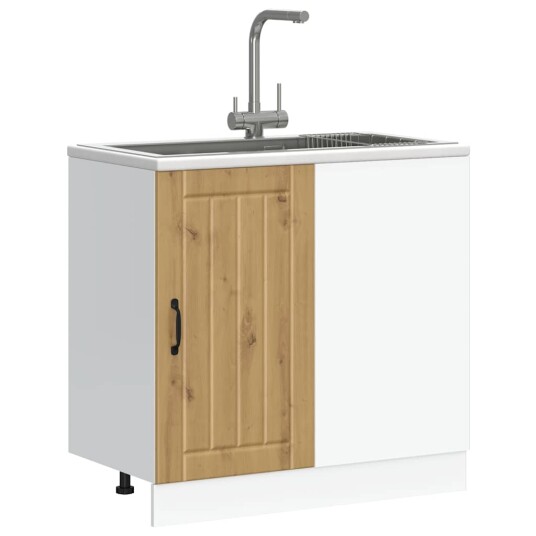  Vask underskap Lucca artisan eik konstruert tre 8721158426635