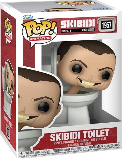 Northix Skibidi Toalett Funko Pop! Vinylfigur samleleketøy Northix Skibidi Toalett Funko Pop! Vinylfigur samleleketøy