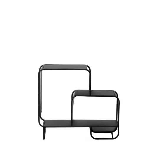 Bokhylla Svart Järn 72 x 30 x 68 cm