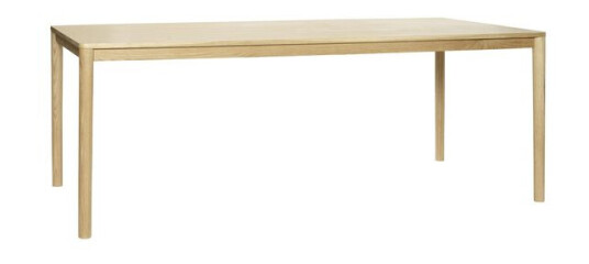 Hübsch Spisebord 200x100 - Natur
