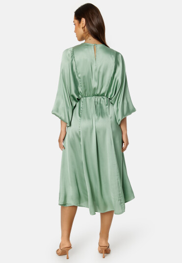 Bubbleroom Occasion Khrista Satin Dress Green L