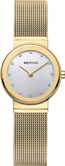 Bering Dameklokke 10126 334 Classic Hvit/Gulltonet stål Ø26 mm Bering Dameklokke 10126 334 Classic Hvit/Gulltonet stål Ø26 mm