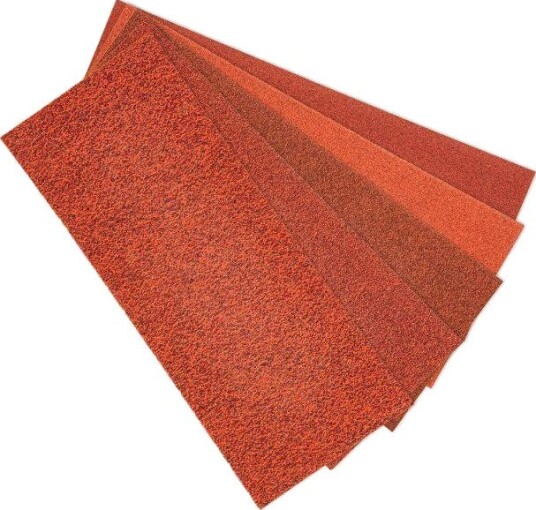 Verto Sandpapirark 63H654 93 × 230 mm, K60, K80, 2xK100, K120, K180 6 Stk.